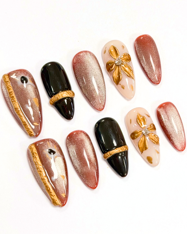 Autumn After Dark Press On Nails