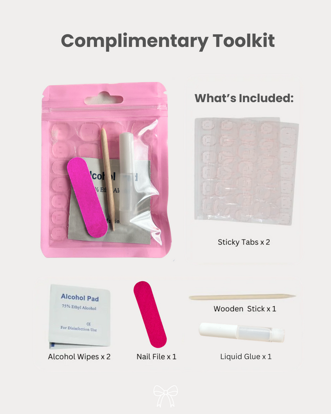 Garden Party 3D Press On Nails