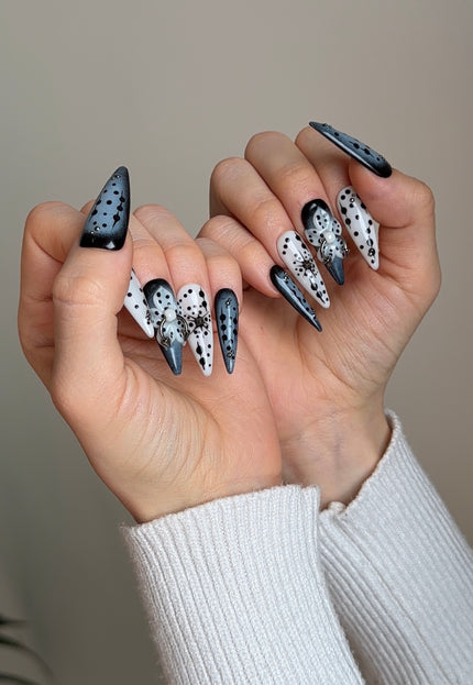 Gothic Piercing Press On Nails