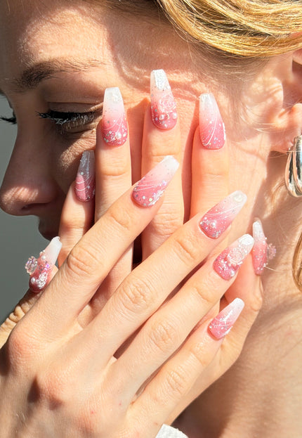 Smoky Rose Press On Nails