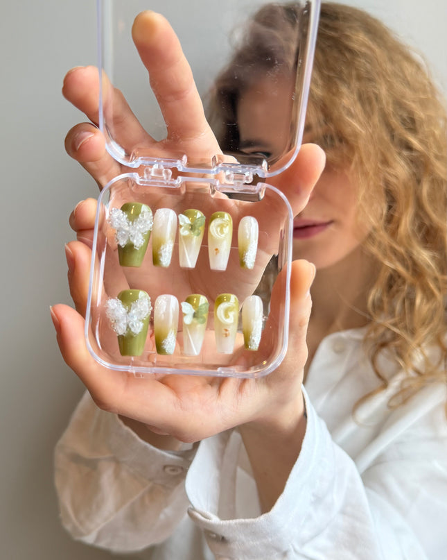 Butterfly 3D Press On Nails