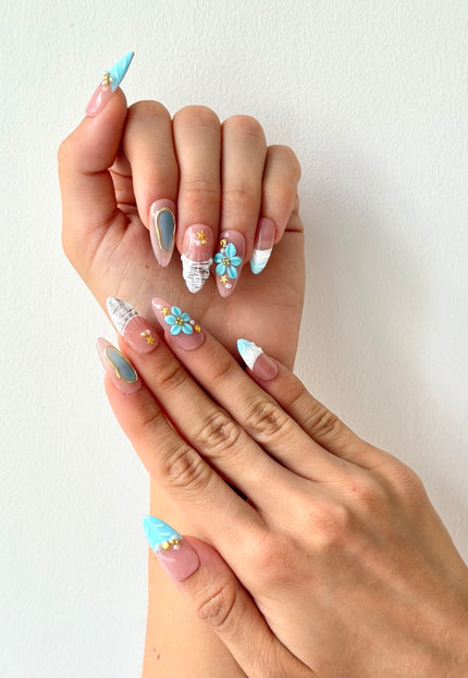 Seashell Sorbet Press On Nails