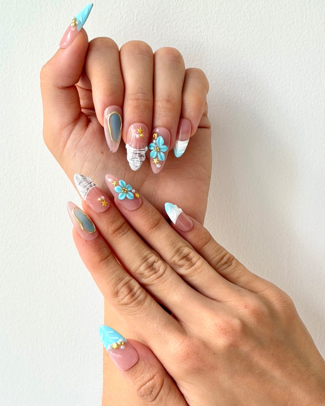 Seashell Sorbet Press On Nails