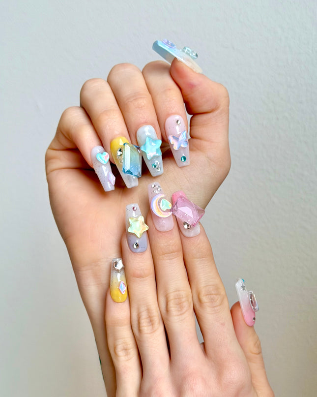 Jelly Charms Press On Nails