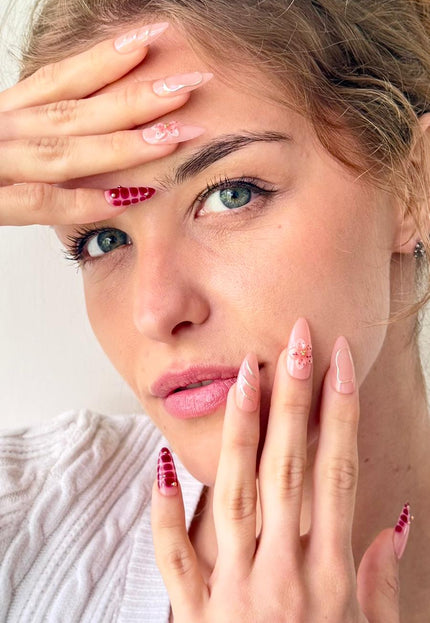 3D Floral Press on Nails