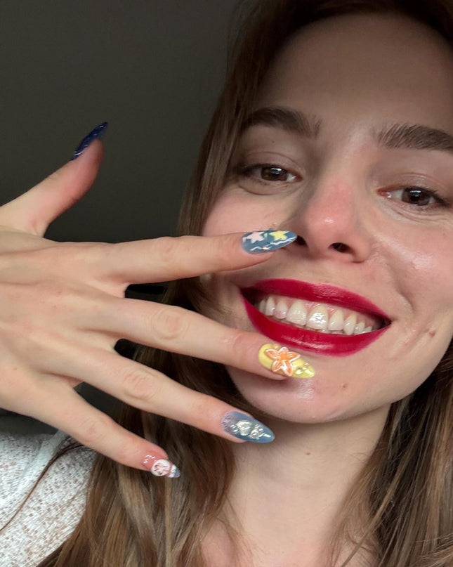 Tropical Bloom Press On Nails